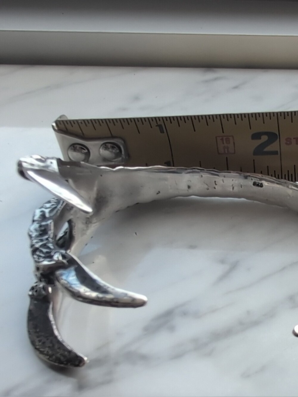 RARE Authentic Pamela Love Talon Cuff 925 Silver - Picture 6 of 9